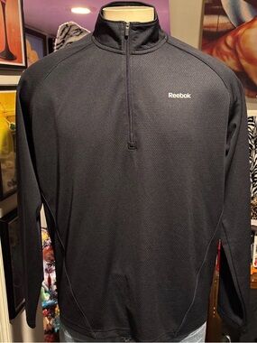 Reebok Black Pullover with White Logo